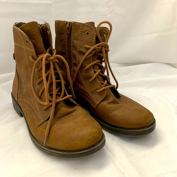 Brash Shoes Brash Brown Combat Boots Poshmark